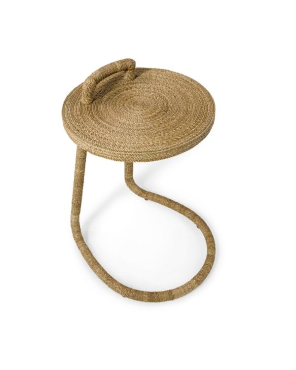 Hand-Twisted Natural Rope Table - Image 2