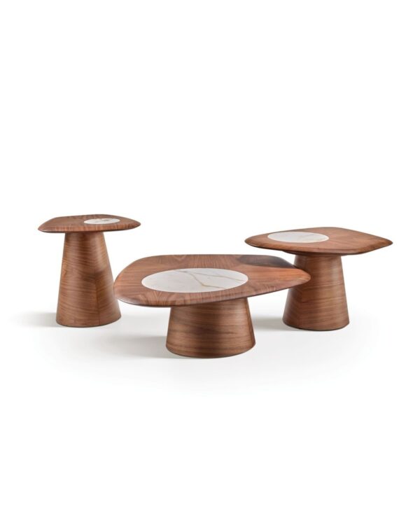 Porcelain Inlay Side Table - Image 4