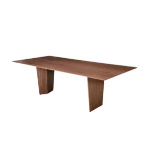 Wood Fixed Top Rectangular Table